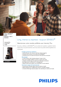 Philips CSA240/81 SENSEO® Select Machine à café à dosettes Manuel utilisateur
