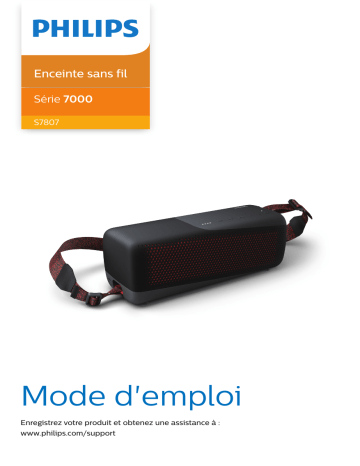 Philips TAS7807B/00 Enceinte sans fil Manuel utilisateur | Fixfr