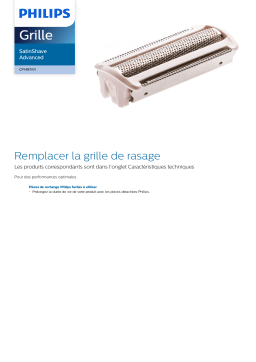 Philips CP1497/01 Grille Manuel utilisateur