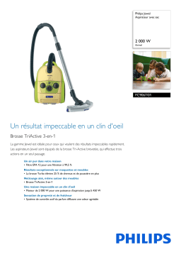 Philips FC9067/01 Jewel Aspirateur avec sac Manuel utilisateur