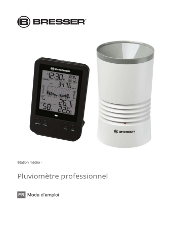 Bresser 7002533 WTW Professional Rain Gauge Manuel du propriétaire | Fixfr