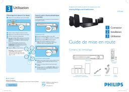 Philips HTS3164/12 Système Home Cinéma DVD Guide de démarrage rapide