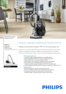 Philips FC9742/09 PowerPro Expert Aspirateur sans sac Manuel utilisateur