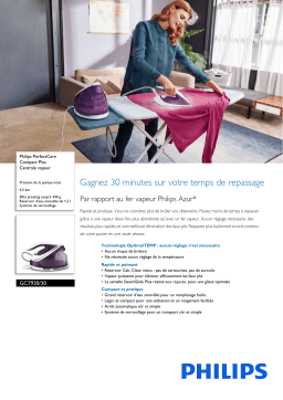 Philips GC7930/30 PerfectCare Compact Plus Centrale vapeur Manuel utilisateur