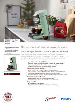 SENSEO® HD6563/11 SENSEO® Viva Café Machine à café à dosettes Manuel utilisateur