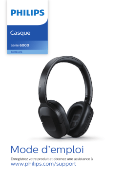 Philips TAH6506BK/00 Casque sans fil Manuel utilisateur