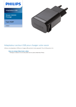 Philips CP1607/01 Adaptateur USB Manuel utilisateur