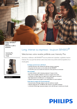 Philips CSA240/31 SENSEO® Select Machine à café à dosettes Manuel utilisateur