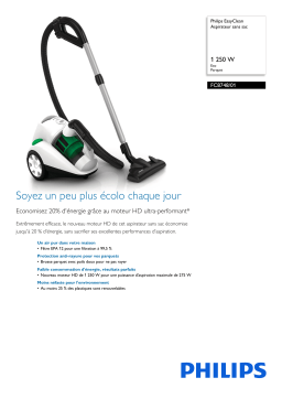 Philips FC8748/01 EasyClean Aspirateur sans sac Manuel utilisateur