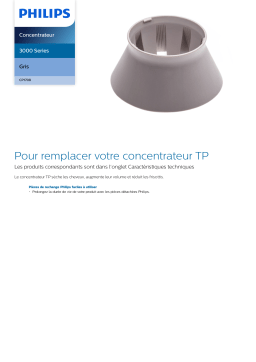 Philips CP1708/01 Concentrateur Manuel utilisateur