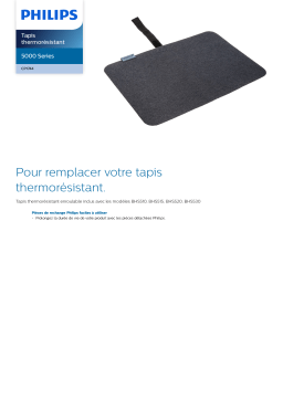 Philips CP1744/01 Tapis thermorésistant Manuel utilisateur