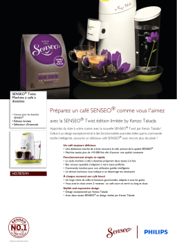 SENSEO® HD7870/91 SENSEO® Twist Machine à café à dosettes Manuel utilisateur