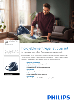 Philips PSG7030/20 PerfectCare 7000 Series Centrale vapeur Manuel utilisateur