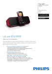 Philips SA3DKV04RN/02 GoGEAR Baladeur MP4 avec station d'accueil Manuel utilisateur