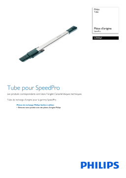 Philips CP0961/01 Tube Manuel utilisateur