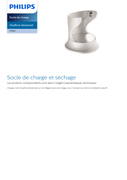 Philips CP0621/01 Socle de charge Manuel utilisateur