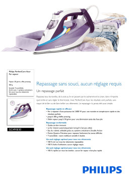 Philips GC4918/30 PerfectCare Azur Fer vapeur Manuel utilisateur