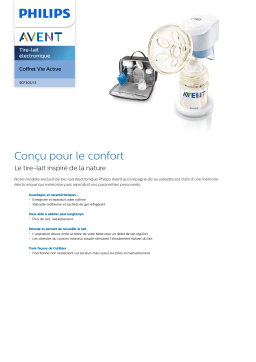 Avent SCF302/13 Avent Tire-lait électronique Manuel utilisateur