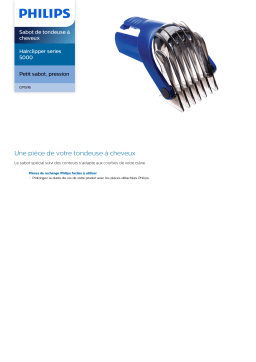 Philips CP1576/01 Sabot de tondeuse à cheveux Manuel utilisateur