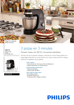 Philips HR7920/90 Viva Collection Robot de cuisine Manuel utilisateur