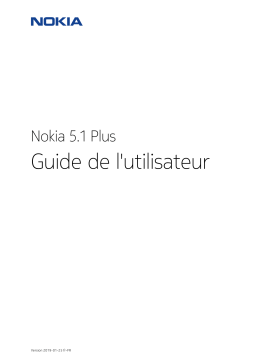 Nokia 5.1 Plus - 2019 Manuel du propriétaire