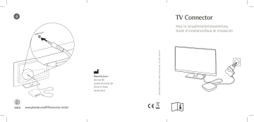 Phonak TV Connector Manuel du propriétaire | Fixfr