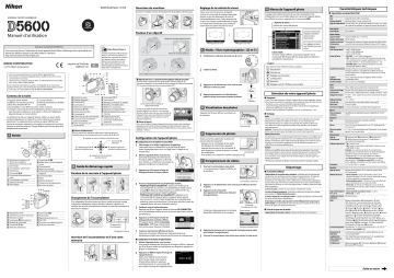 Nikon D5600 Manuel du propriétaire | Fixfr