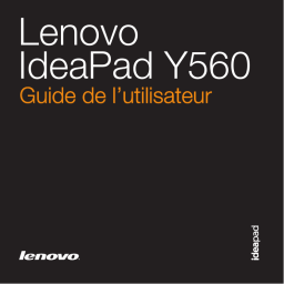 Lenovo IdeaPad Y560 Manuel du propriétaire
