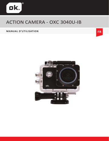 OK OXC 3040U-IB - Actioncam Manuel du propriétaire | Fixfr