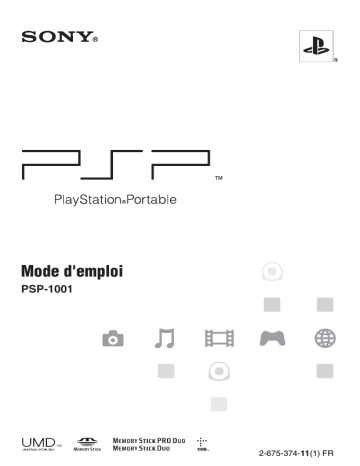 Sony PSP2.6 Manuel du propriétaire | Fixfr