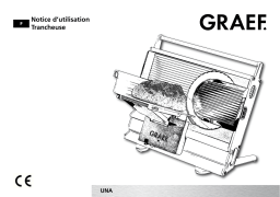 Graef UNA Manuel du propriétaire