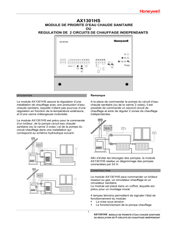 Honeywell AX1301HS Manuel du propriétaire | Fixfr