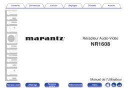 Marantz NR1608 Manuel du propriétaire