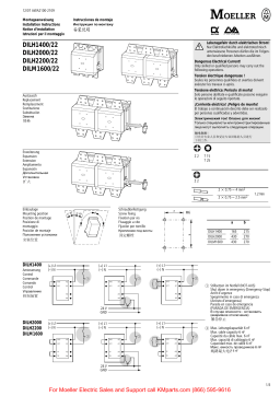 Moeller DILH1400/22 Manuel utilisateur