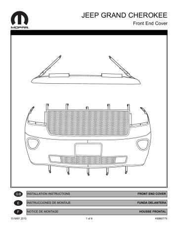 Mopar 82212083 Manuel utilisateur | Fixfr