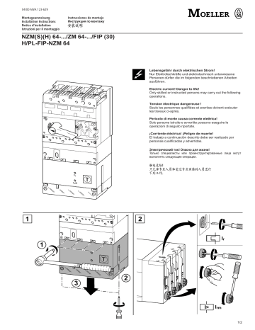 Moeller H/PL-FIP-NZM 64 Manuel utilisateur | Fixfr