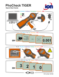 Ion Science 861522 Guide de d&eacute;marrage rapide