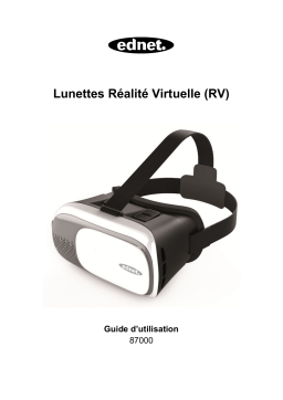 Ednet 87000 Virtual Reality (VR) Glasses Manuel du propriétaire