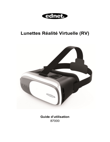 Ednet 87000 Virtual Reality (VR) Glasses Manuel du propriétaire | Fixfr