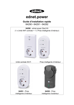 Ednet 84292 Outdoor Smart Plug Guide de démarrage rapide
