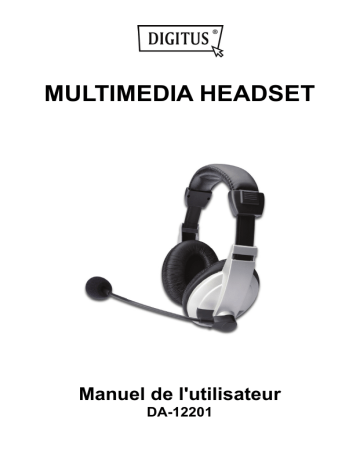 Digitus DA-12201 Stereo Multimedia Headset Manuel du propriétaire | Fixfr