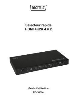 Digitus DS-50304 4K HDMI Matrix Switch (4x2) Manuel du propriétaire