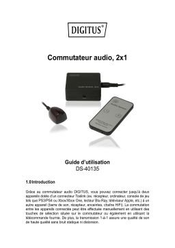 Digitus DS-40135 Toslink Audio Switch 2x1 Manuel du propriétaire