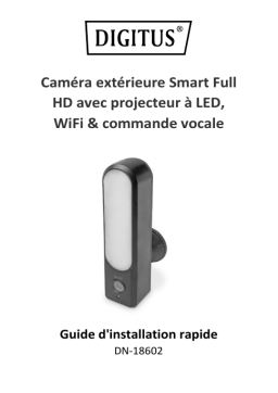 Digitus DN-18602 Smart Full HD Outdoor Camera Guide de démarrage rapide