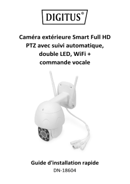 Digitus DN-18604 Smart Full HD PT Outdoor Camera Guide de démarrage rapide