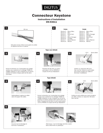 Digitus DN-93611 Guide de démarrage rapide | Fixfr