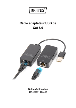 Digitus DA-70141 USB Extender, USB 2.0 Manuel du propriétaire