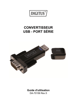 Digitus DA-70156 USB 2.0 serial adapter Manuel du propriétaire