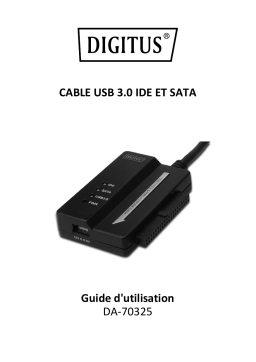 Digitus DA-70325 USB 3.0 IDE & SATA Cable Manuel du propriétaire