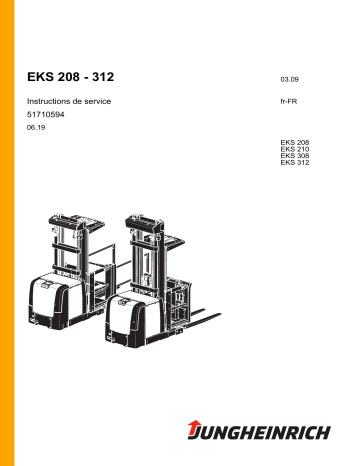 EKS 308 | EKS 208 | EKS 210 | Jungheinrich EKS 312 Mode d'emploi | Fixfr